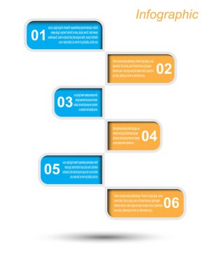 Bilgi-grafik tasarım şablonu