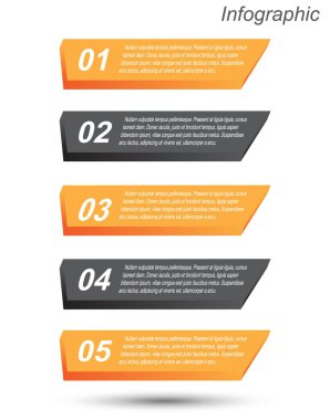 Bilgi grafiği şablon tasarımı