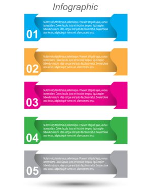 Bilgi-grafik tasarım şablonu. 