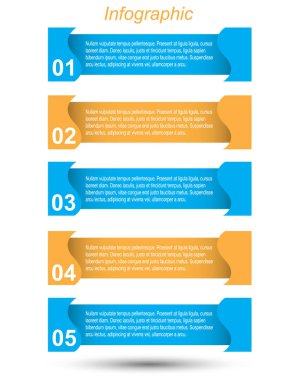 Bilgi-grafik tasarım şablonu. 