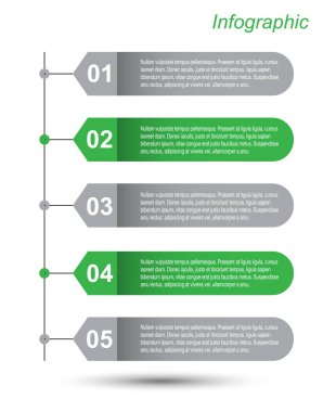 Bilgi-grafik tasarım şablonu.