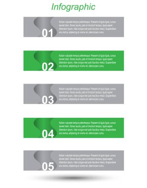 Bilgi-grafik tasarım şablonu. 