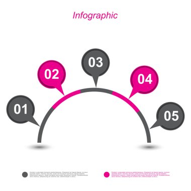 Bilgi-grafik tasarım şablonu. Sıralama ve istatistikleri görüntülemek için fikir.