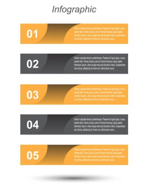 Bilgi-grafik tasarım şablonu.