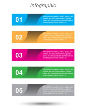 Bilgi-grafik tasarım şablonu.