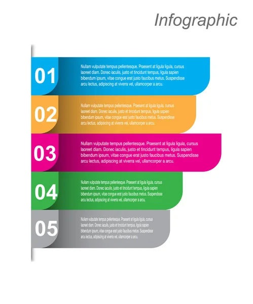 Bilgi Grafik Tasarım Şablonu Sıralama Istatistikleri Görüntülemek Için Fikir — Stok Vektör
