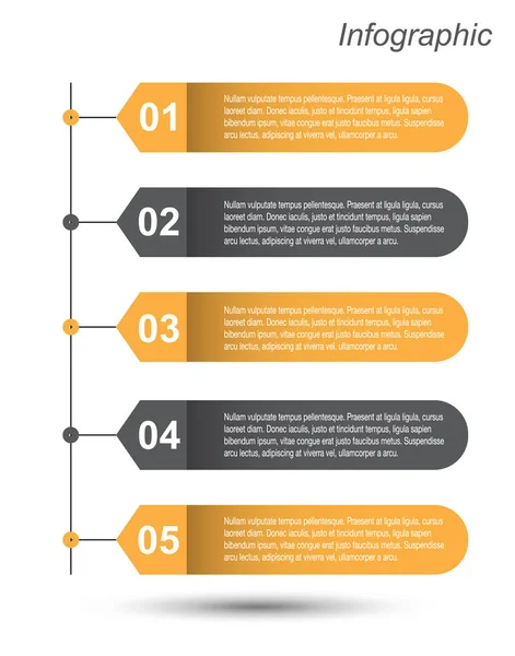 Modello Design Info Grafico — Vettoriale Stock