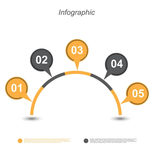 Info Graphic Design Template Idee Ranking Und Statistiken Anzuzeigen — Stockvektor