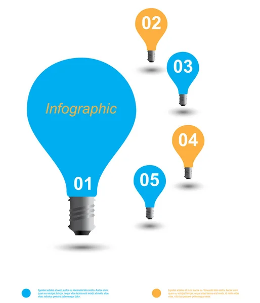 Info Graphic Ontwerpsjabloon Idee Weer Geven Van Ranking Statistieken — Stockvector