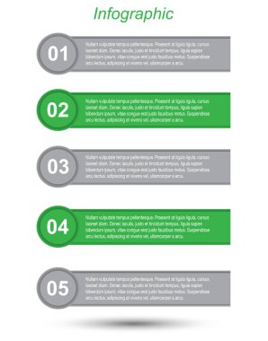 Bilgi-grafik tasarım şablonu. 