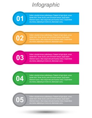 Bilgi-grafik tasarım şablonu. 