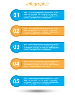 Bilgi-grafik tasarım şablonu. 