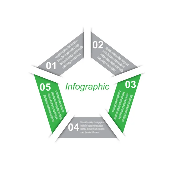 Plantilla Diseño Info Gráfico — Archivo Imágenes Vectoriales
