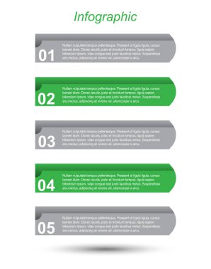 Bilgi-grafik tasarım şablonu. 