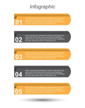 Bilgi-grafik tasarım şablonu. 