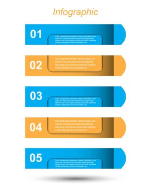 Bilgi-grafik tasarım şablonu. 