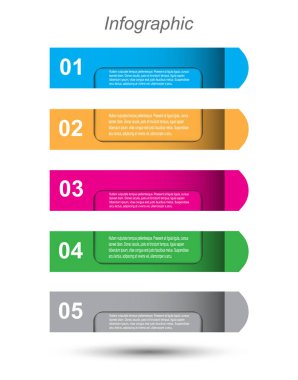 Bilgi-grafik tasarım şablonu. 