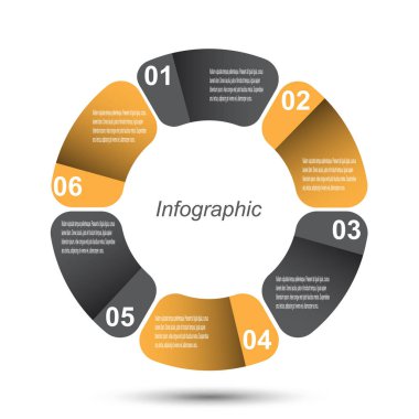 Bilgi-grafik tasarım şablonu.