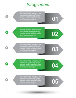 Bilgi-grafik tasarım şablonu. 