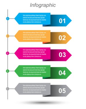 Bilgi-grafik tasarım şablonu. 