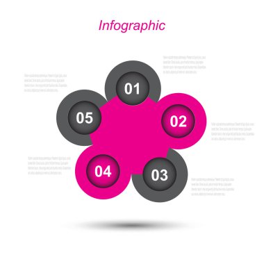 Bilgi-grafik tasarım şablonu.