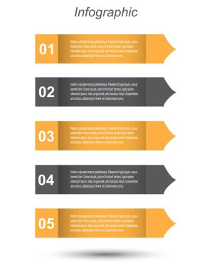 Bilgi-grafik tasarım şablonu. 