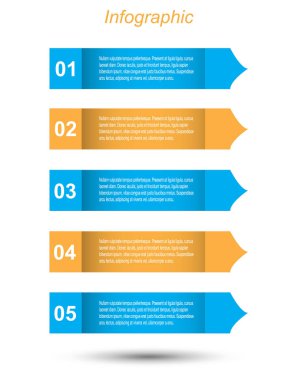 Bilgi-grafik tasarım şablonu. 