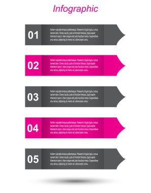 Bilgi-grafik tasarım şablonu. 