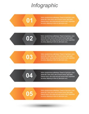 Bilgi-grafik tasarım şablonu. 