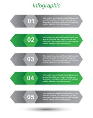 Bilgi-grafik tasarım şablonu. 