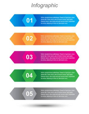 Bilgi-grafik tasarım şablonu. 
