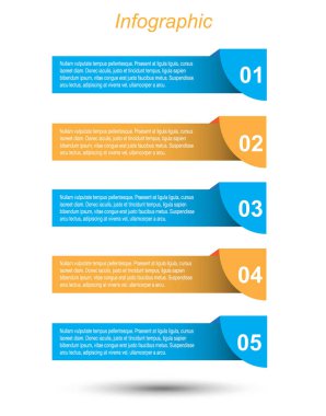 Bilgi-grafik tasarım şablonu. 