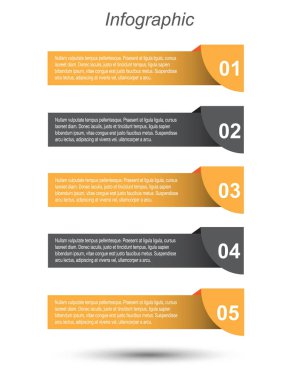 Bilgi-grafik tasarım şablonu. 