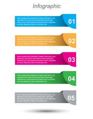 Bilgi-grafik tasarım şablonu. 