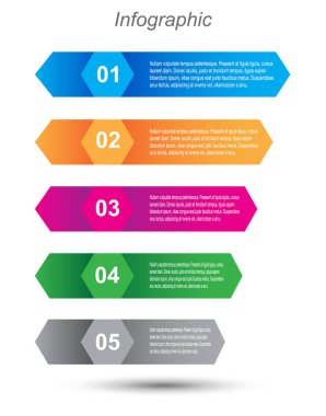 Bilgi-grafik tasarım şablonu.