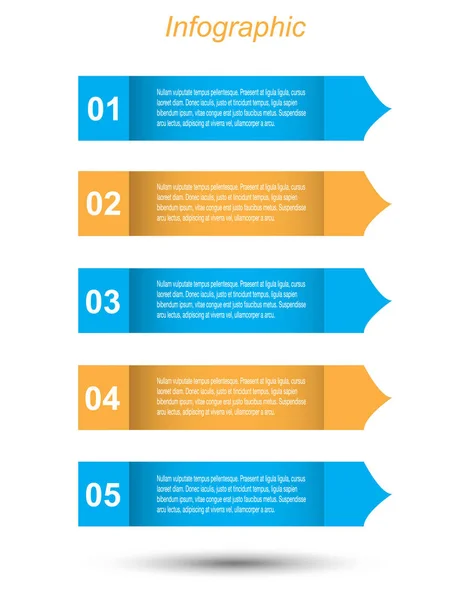Информационно Графический Шаблон — стоковый вектор