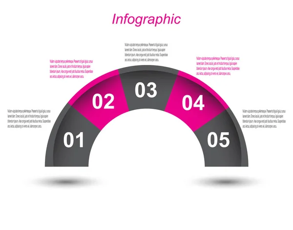 Info Grafische Design Vorlage — Stockvektor