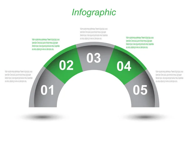 Plantilla Diseño Info Gráfico — Vector de stock