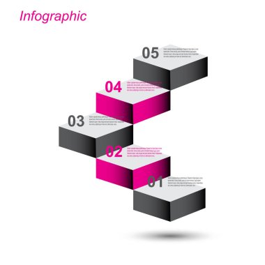 Bilgi-grafik tasarım şablonu