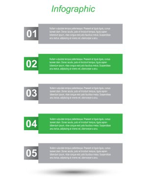 Bilgi grafiği şablon tasarımı.