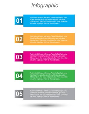 Bilgi grafiği şablon tasarımı.