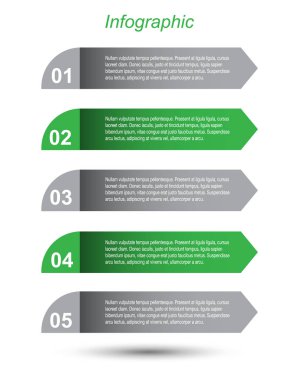 Bilgi-grafik tasarım şablonu.