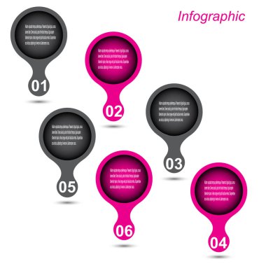 Bilgi-grafik tasarım şablonu.
