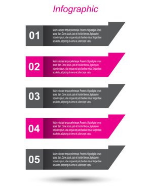 Bilgi-grafik tasarım şablonu. 