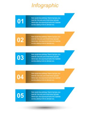 Bilgi-grafik tasarım şablonu. 