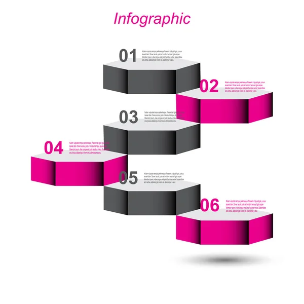 Info Grafische Design Vorlage — Stockvektor