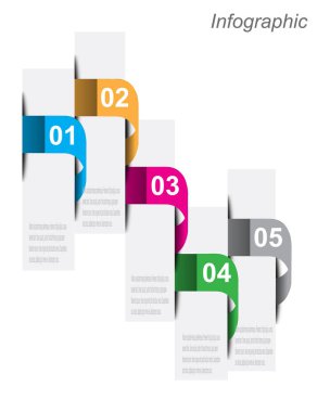 Bilgi-grafik tasarım şablonu.