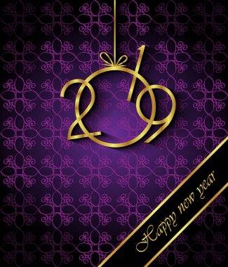 Davetiyeler, Festival afişleri, tebrik kartları için 2019 mutlu yeni yıl arka plan.