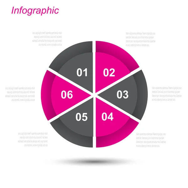 Info Grafische Design Vorlage — Stockvektor