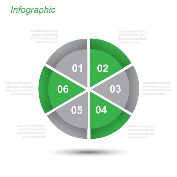 Info Graphic Design Template — Stock Vector